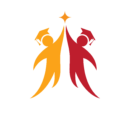 red orange black minimalist student dream logo design (3)